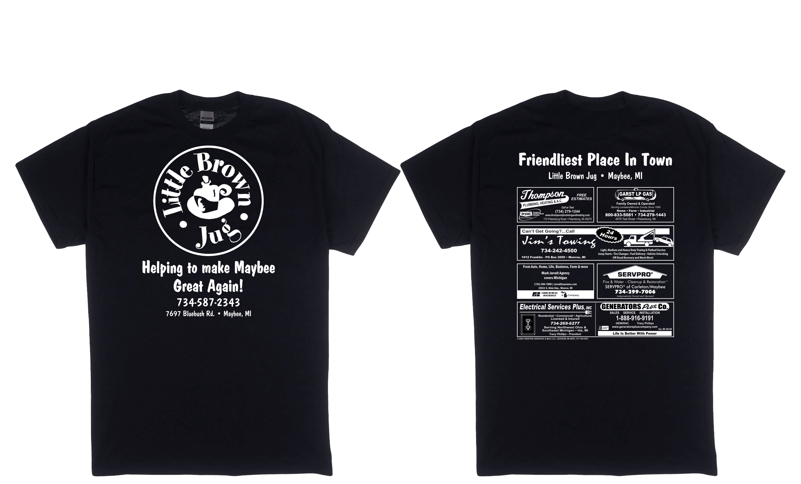 Custom t-shirt example